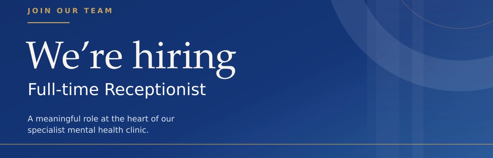 Join our team: Prijorità Healthcare is hiring a full-time receptionist for its specialist mental health clinic in Mosta, Malta