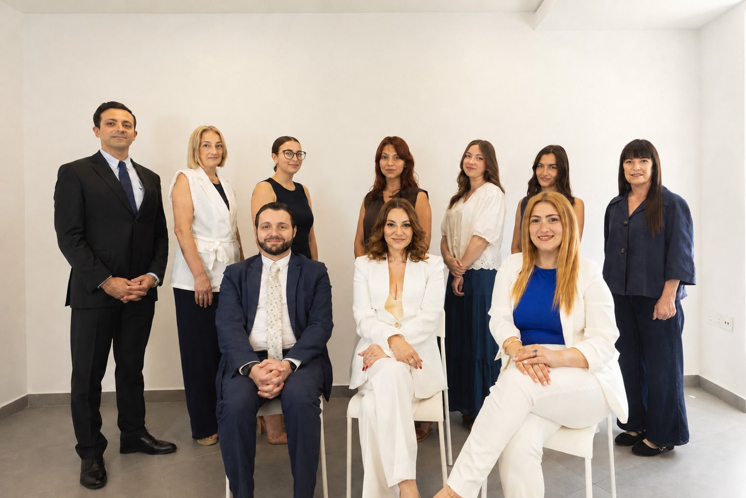 The Prijorità Healthcare team The Prijorità Healthcare clinical and administrative team standing together at the Mosta psychiatric clinic in Malta